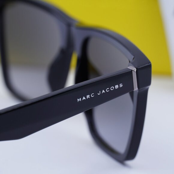 Marc Jacobs MARC 119/S 0807 9O Square Sunglasses - Black\Dark Gray Gradient - Picture 5 of 10